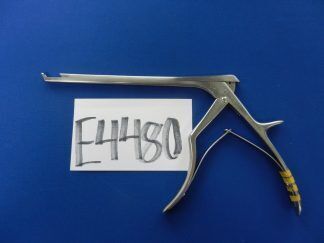 E4480 Zimmer 3352-02 Orthopedic 7x5mm Up Biting Punch Rongeur 12" Overall Length
