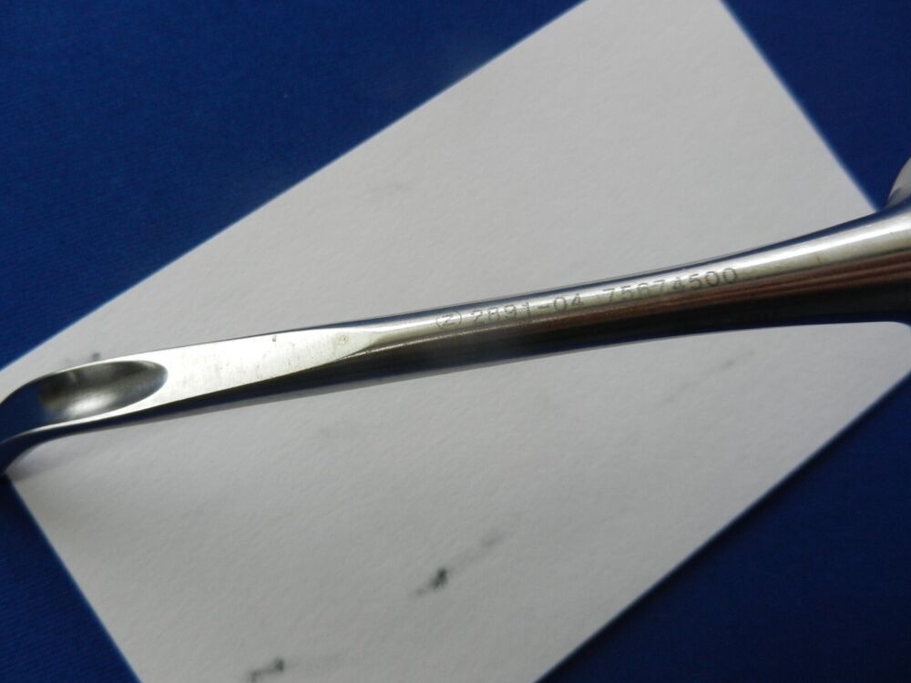 E5279 Zimmer 2891-04 Heavy Duty Cobb Down Curved Gouge - Image 4