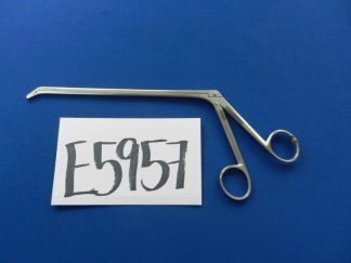 E5957 V. Mueller NL6152 Love Gruenwald Down Angled Thin 3x10mm Oval Cup Forceps