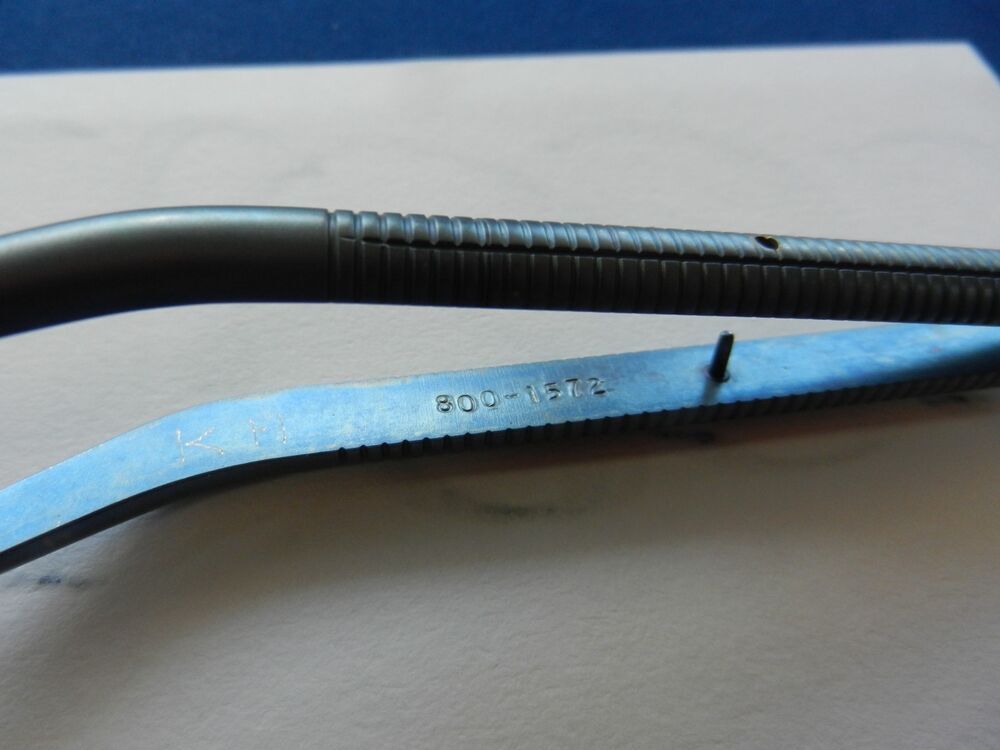 E6333 Codman 800-1572 Straight Tip Bayonet Forceps 22cm Overall Length - Image 6
