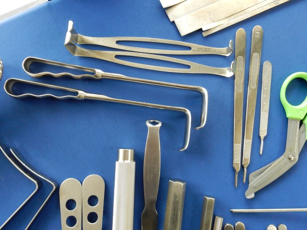 Jarit Stryker Orthopedic Total Joint Instrument Tray 60 Piece set - Image 8